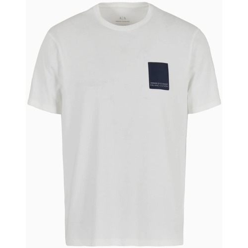 Vêtements Homme T-shirts & Polos EAX 3DZTHMZJ8EZ Blanc