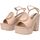 Chaussures Femme Sandales et Nu-pieds Luciano Barachini RL263 Beige