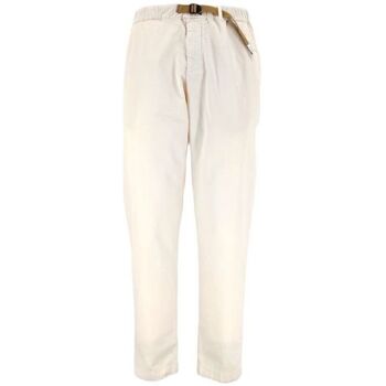 Vêtements Homme Pantalons White Sand Pantalon Greg Cotton Homme Cream Blanc