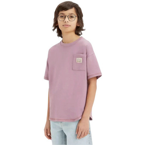 Vêtements Enfant T-shirts & Polos Levi's Tee shirt  junior bordeaux 9EK857-PAA Bordeaux