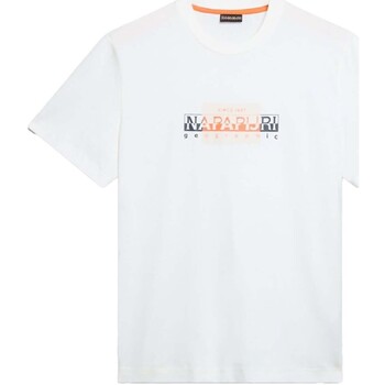 Vêtements Homme T-shirts & Polos Napapijri S-Smallwood Blanc