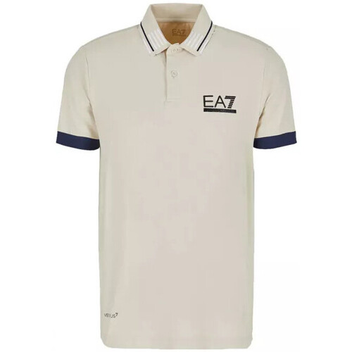 Vêtements Homme T-shirts & Polos Ea7 Emporio Armani M662 Polo Blanc