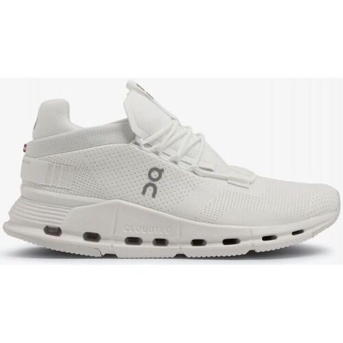 Chaussures Femme Baskets mode On Running A40504 CLOUDNOVA - 26.98225-UNDYED WHITE/WHITE Blanc