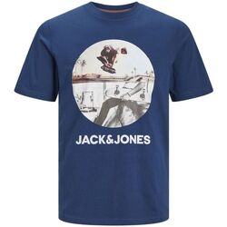 Vêtements Garçon T-shirts & Polos Jack & Jones 12249870 NAVIN-ENSIGN BLUE Bleu