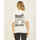 Vêtements Femme T-shirts & Polos BOSS T-shirt  à col rond en coton avec imprimé Blanc