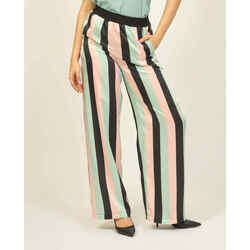 Vêtements Femme Pantalons Silvian Heach pantalon taille haute à rayures Multicolore