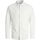 Vêtements Garçon Chemises manches longues Jack & Jones 12248936 LINEN SHIRT-WHITE Blanc