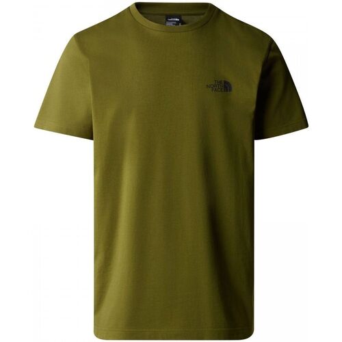 Vêtements Homme T-shirts & Polos The North Face NF0A87NG M SS SIMPLE DOME-PIB FORREST GREEN Vert