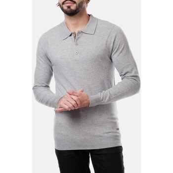 sweat-shirt hopenlife  pull manches longues col polo mikasa 