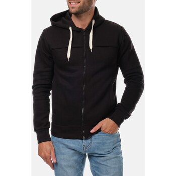 Vêtements Homme Gilets / Cardigans Hopenlife Gilet zippée à capuche LAURENT noir