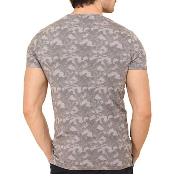 Hopenlife T-shirt manches courtes col V TIAGO bleu gris