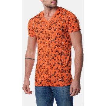 Vêtements Homme T-shirts & Polos Hopenlife T-shirt manches courtes HYUGA orange