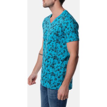 Hopenlife T-shirt manches courtes HYUGA bleu turquoise