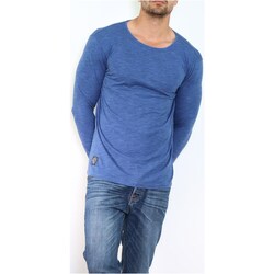 Vêtements Homme T-shirts & Polos Hopenlife T-shirt manches longues KAIBA bleu marine