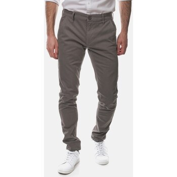 Vêtements Homme Pantalons Hopenlife Pantalon coton chino NARA gris