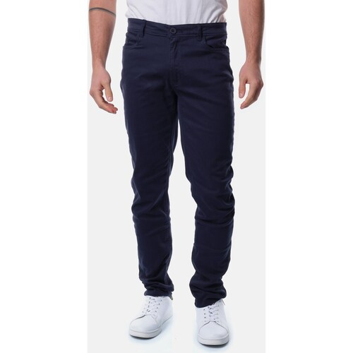 Vêtements Homme Pantalons Hopenlife Pantalon chino RORONOA bleu marine