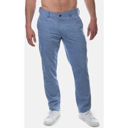 Vêtements Homme Pantalons Hopenlife Pantalon lin  KIRUA bleu