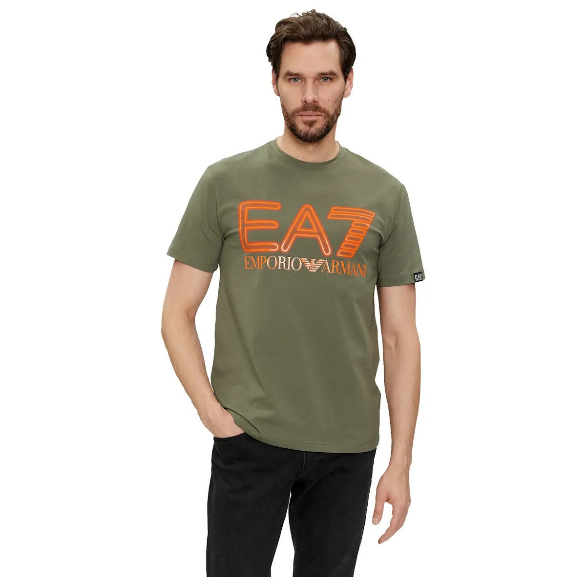 Vêtements Homme T-shirts & Polos Ea7 Emporio Armani T-shirt EA7 3DPT37 PJMUZ Uomo Vert