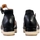 Chaussures Femme Sandales et Nu-pieds The Divine Factory Sandales Compensées à Bride Noir