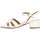 Chaussures Femme Sandales et Nu-pieds Sweats & Polaires Sandales à Talons Blanc