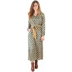 Vêtements Femme Robes longues Isla Bonita By Sigris Longue Robe Midi Beige