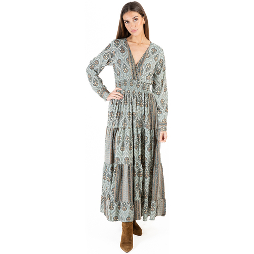 Vêtements Femme Robes longues Isla Bonita By Sigris Housses de couettes Vert