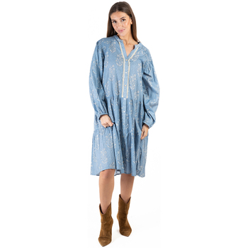 Vêtements Femme Robes longues Isla Bonita By Sigris Taies doreillers / traversins Bleu