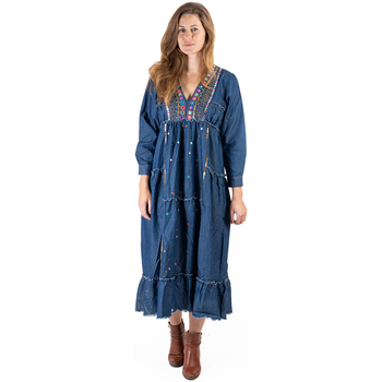 Vêtements Femme Robes longues Isla Bonita By Sigris Plaids / jetés Bleu