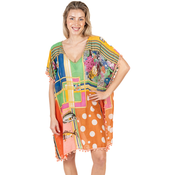 Vêtements Femme Paréos Isla Bonita By Sigris Poncho Multicolore