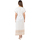 Vêtements Femme Robes longues Isla Bonita By Sigris Longue Robe Midi Blanc