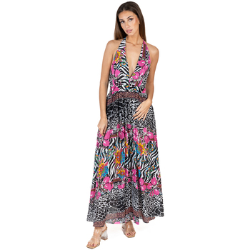Vêtements Femme Robes longues Isla Bonita By Sigris Sacs homme à moins de 70 Multicolore