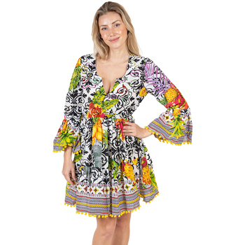 Vêtements Femme Robes courtes Isla Bonita By Sigris Robe Multicolore