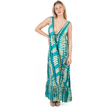Vêtements Femme Robes longues Isla Bonita By Sigris Robe Vert