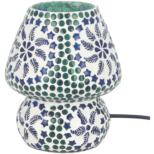 Maison & Déco Lampes à poser Signes Grimalt Lampe De Table En Mosaïque Vert