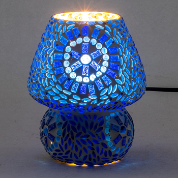 Signes Grimalt Lampe De Table En Mosaïque Bleu