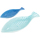 Maison & Déco Vides poches Signes Grimalt Plaque En Forme De Poisson 2U Bleu