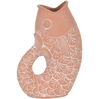 La mode responsable Vases / caches pots d'intérieur Signes Grimalt Vase En Forme De Poisson Marron