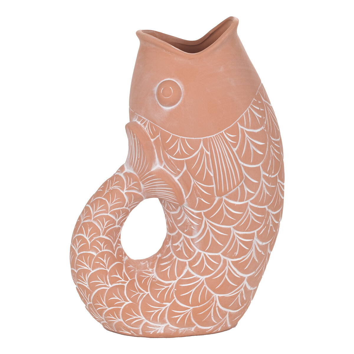 Maison & Déco Vases / caches pots d'intérieur Signes Grimalt Vase En Forme De Poisson Marron