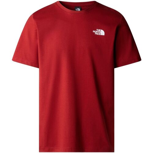 Vêtements Homme T-shirts & Polos The North Face NF0A87NP M SS BOX NSE TEE-POJ IRON RED Rouge