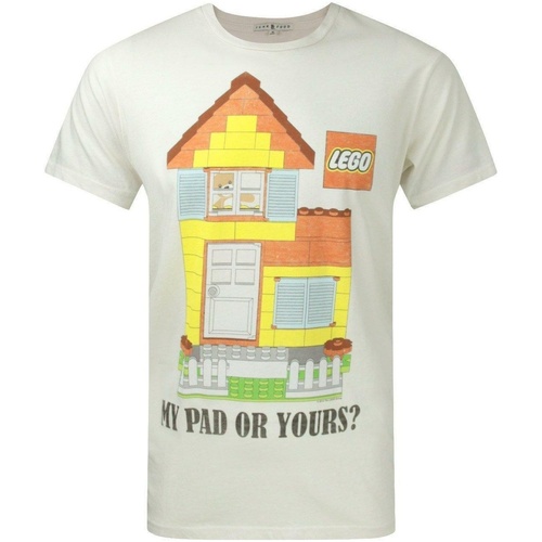 Vêtements Homme T-shirts manches longues Junk Food My Pad Or Yours Beige