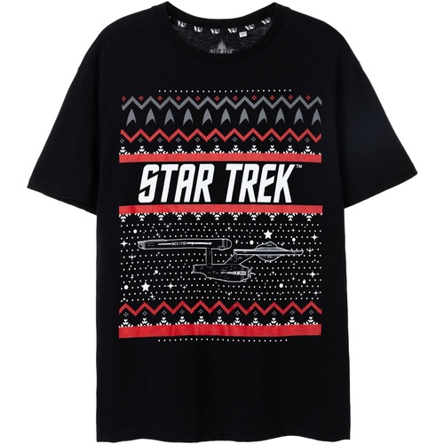 Vêtements Homme T-shirts manches longues Star Trek NS8025 Noir