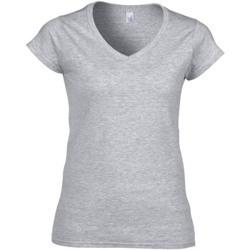 Vêtements Femme T-shirts manches longues Gildan GD78 Gris