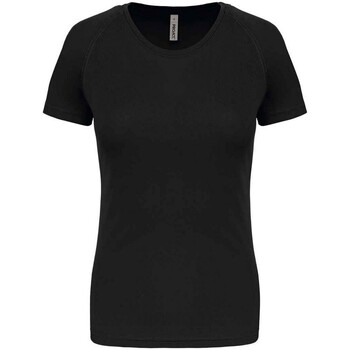 Vêtements Femme Big Logo Knit T-Shirt Proact PC6776 Noir
