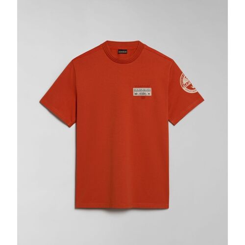 Vêtements Homme T-shirts & Polos Napapijri S-AMUNDSEN NP0A4H6B-A62 ORANGE BURNT Orange