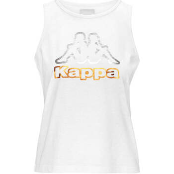 Vêtements Femme Basic T-Shirt Foll Print 100501FP 583 Kappa Débardeur Logo Fria Blanc