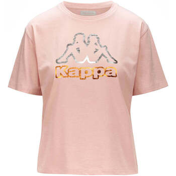 Vêtements Femme T-shirts manches courtes Kappa Forza Italia avec Rose