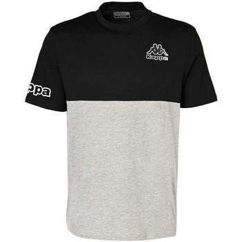 Vêtements Homme T-shirts manches courtes Kappa armani exchange logo drawstring hoodie item Gris