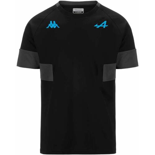 Vêtements Homme Parures de lit Kappa T-Shirt Adobi BWT Alpine F1 Team 2024 Noir