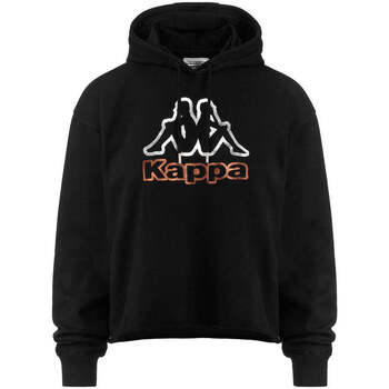 Vêtements Femme Sweats Kappa Marcelo Burlon County of Milan logo-print patchwork sweatshirt Noir