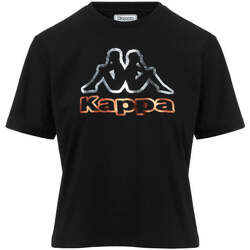 Vêtements Femme T-shirts manches courtes Kappa T-shirt Logo Falella Noir
